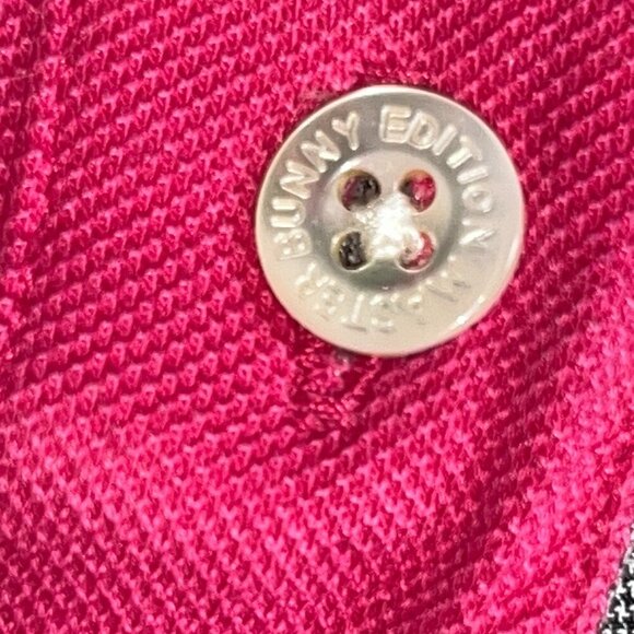 RARE VINTAGE 2010 JAPANESE MASTER BUNNY EDITION WOMEN'S GOLF POLO SHIRT  EUC 6 - Picture 14 of 15
